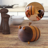 Maxbell Bee Shaped Toothpick Storage Box Cute Impermeable for Shop Bar Decoration