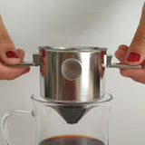 Maxbell Coffee Filter Folding Stainless Steel Reusable for Office Travel Backpacking