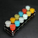 Maxbell Acrylic Wine Cup Holder Organizer Storage Rack for Bar Family Gathering