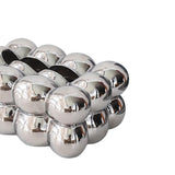 Maxbell Egg Shaped Tissue Boxes Holder Storage Box Ceramic Chic for Hotel Room Decor Argent