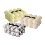 Maxbell Egg Shaped Tissue Boxes Holder Storage Box Ceramic Chic for Hotel Room Decor Argent