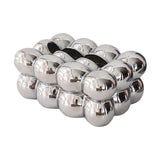 Maxbell Egg Shaped Tissue Boxes Holder Storage Box Ceramic Chic for Hotel Room Decor Argent