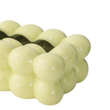 Maxbell Egg Shaped Tissue Boxes Holder Storage Box Ceramic Chic for Hotel Room Decor Green