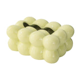 Maxbell Egg Shaped Tissue Boxes Holder Storage Box Ceramic Chic for Hotel Room Decor Green