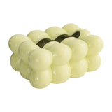 Maxbell Egg Shaped Tissue Boxes Holder Storage Box Ceramic Chic for Hotel Room Decor Green
