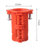 Maxbell Lock Nuts Faucet Basin Nuts No Disassembly Tube for Home Garden Household red