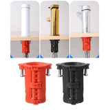 Maxbell Lock Nuts Faucet Basin Nuts No Disassembly Tube for Home Garden Household red