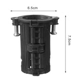 Maxbell Lock Nuts Faucet Basin Nuts No Disassembly Tube for Home Garden Household black