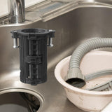 Maxbell Lock Nuts Faucet Basin Nuts No Disassembly Tube for Home Garden Household black