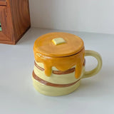 Maxbell Cute Coffee Mug 300ml Morning Cup Cartoon Tea Cup for Home Family