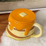 Maxbell Cute Coffee Mug 300ml Morning Cup Cartoon Tea Cup for Home Family