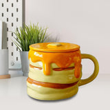 Maxbell Cute Coffee Mug 300ml Morning Cup Cartoon Tea Cup for Home Family