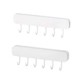 Maxbell Self Sticky Utensil Hanger Rack Kitchenware Holder for Bedroom Spoons Towel Without Hole