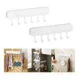 Maxbell Self Sticky Utensil Hanger Rack Kitchenware Holder for Bedroom Spoons Towel Without Hole