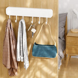 Maxbell Self Sticky Utensil Hanger Rack Kitchenware Holder for Bedroom Spoons Towel Without Hole