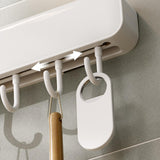 Maxbell Self Sticky Utensil Hanger Rack Kitchenware Holder for Bedroom Spoons Towel With Hole