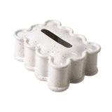 Maxbell Elegant Tissue Dispenser Box Decor Stylish Square for Vanity Table Desk Car White