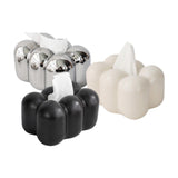 Maxbell Toilet Paper Holder Box Practical Cute for NightStand Tabletop Living Room Argent
