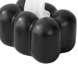 Maxbell Toilet Paper Holder Box Practical Cute for NightStand Tabletop Living Room Black