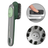 Maxbell Soap Dispensing Cleaning Brush Laundry Scrubbing Brush Automatic for Kitchen Green