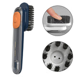 Maxbell Soap Dispensing Cleaning Brush Laundry Scrubbing Brush Automatic for Kitchen Dark Blue