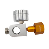 Maxbell CO2 Cylinder Refill Adapter Bottle Connector Pressure Gauge for Maker style D