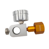 Maxbell CO2 Cylinder Refill Adapter Bottle Connector Pressure Gauge for Maker style D