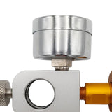 Maxbell CO2 Cylinder Refill Adapter Bottle Connector Pressure Gauge for Maker style D