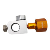 Maxbell CO2 Cylinder Refill Adapter Bottle Connector Pressure Gauge for Maker style E