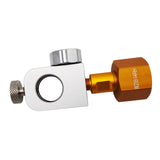 Maxbell CO2 Cylinder Refill Adapter Bottle Connector Pressure Gauge for Maker style E