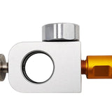 Maxbell CO2 Cylinder Refill Adapter Bottle Connector Pressure Gauge for Maker style E