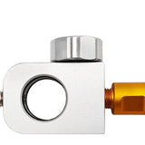 Maxbell CO2 Cylinder Refill Adapter Bottle Connector Pressure Gauge for Maker style F