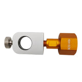 Maxbell CO2 Cylinder Refill Adapter Bottle Connector Pressure Gauge for Maker style G
