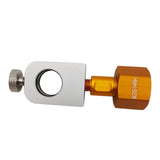 Maxbell CO2 Cylinder Refill Adapter Bottle Connector Pressure Gauge for Maker style G