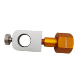 Maxbell CO2 Cylinder Refill Adapter Bottle Connector Pressure Gauge for Maker style H
