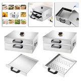 Maxbell Rice Roll Machine Steamed Vermicelli Roll Steamer Machine for Home Use 3 Flat Drawers