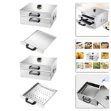 Maxbell Rice Roll Machine Steamed Vermicelli Roll Steamer Machine for Home Use 3 Flat Drawers