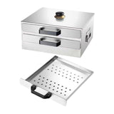 Maxbell Rice Roll Machine Steamed Vermicelli Roll Steamer Machine for Home Use 3 Flat Drawers