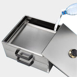 Maxbell Rice Roll Machine Steamed Vermicelli Roll Steamer Machine for Home Use 2 Drawers+1 Steamer