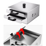 Maxbell Rice Roll Machine Steamed Vermicelli Roll Steamer Machine for Home Use 2 Drawers+1 Steamer