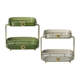 Maxbell Multi Layer Storage Shelves Decoration Large Capacity for Bedroom Hotel Clear