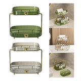 Maxbell Multi Layer Storage Shelves Decoration Large Capacity for Bedroom Hotel Clear