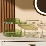 Maxbell Multi Layer Storage Shelves Decoration Large Capacity for Bedroom Hotel Clear