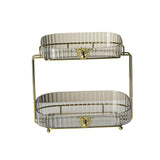 Maxbell Multi Layer Storage Shelves Decoration Large Capacity for Bedroom Hotel Clear