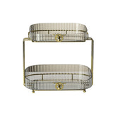 Maxbell Multi Layer Storage Shelves Decoration Large Capacity for Bedroom Hotel Clear