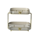 Maxbell Multi Layer Storage Shelves Decoration Large Capacity for Bedroom Hotel Clear