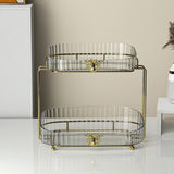 Maxbell Multi Layer Storage Shelves Decoration Large Capacity for Bedroom Hotel Clear