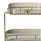 Maxbell Multi Layer Storage Shelves Decoration Large Capacity for Bedroom Hotel Clear