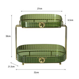 Maxbell Multi Layer Storage Shelves Decoration Large Capacity for Bedroom Hotel Green
