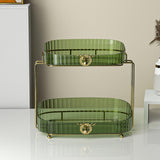 Maxbell Multi Layer Storage Shelves Decoration Large Capacity for Bedroom Hotel Green